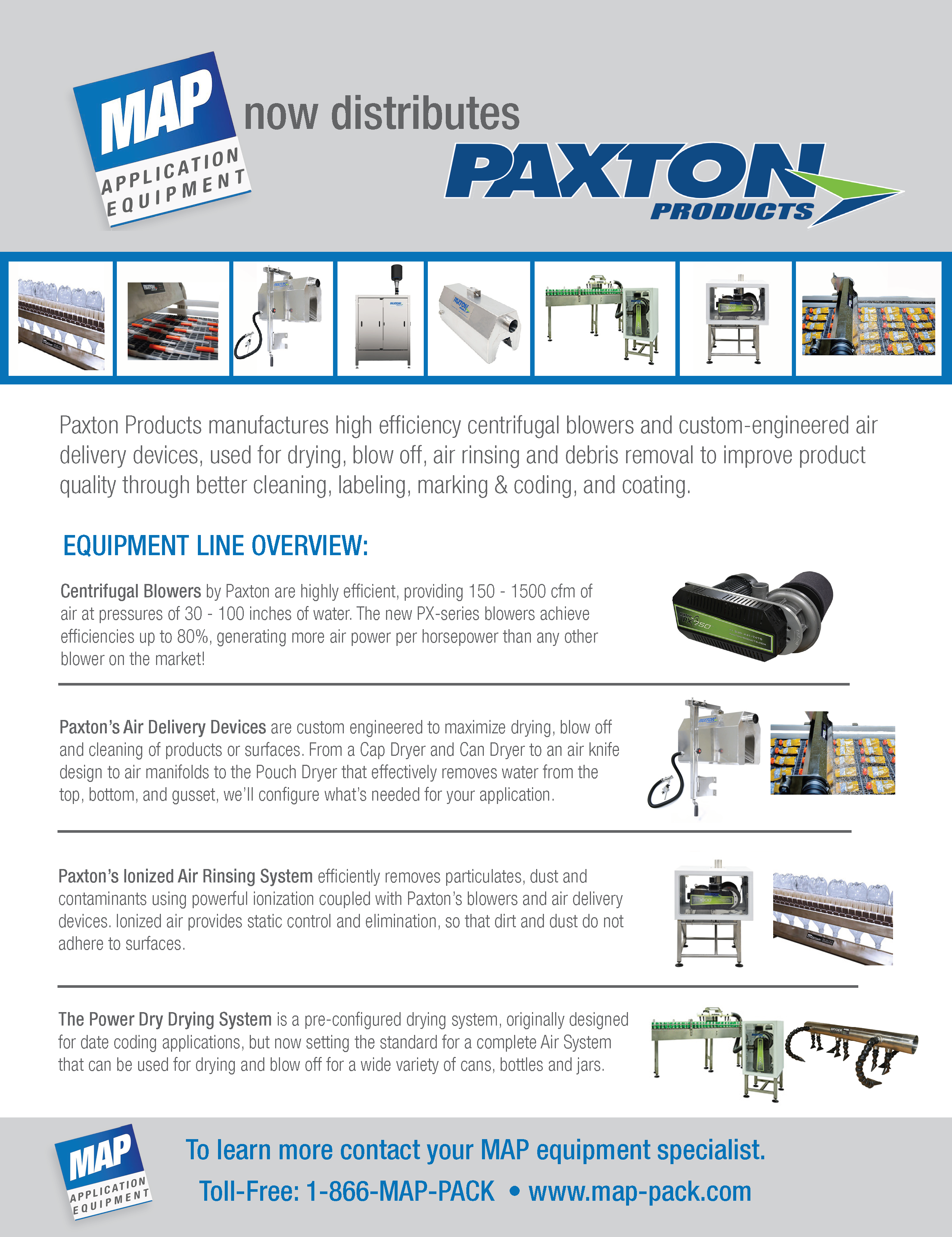 MAP Now distributes Paxton Products