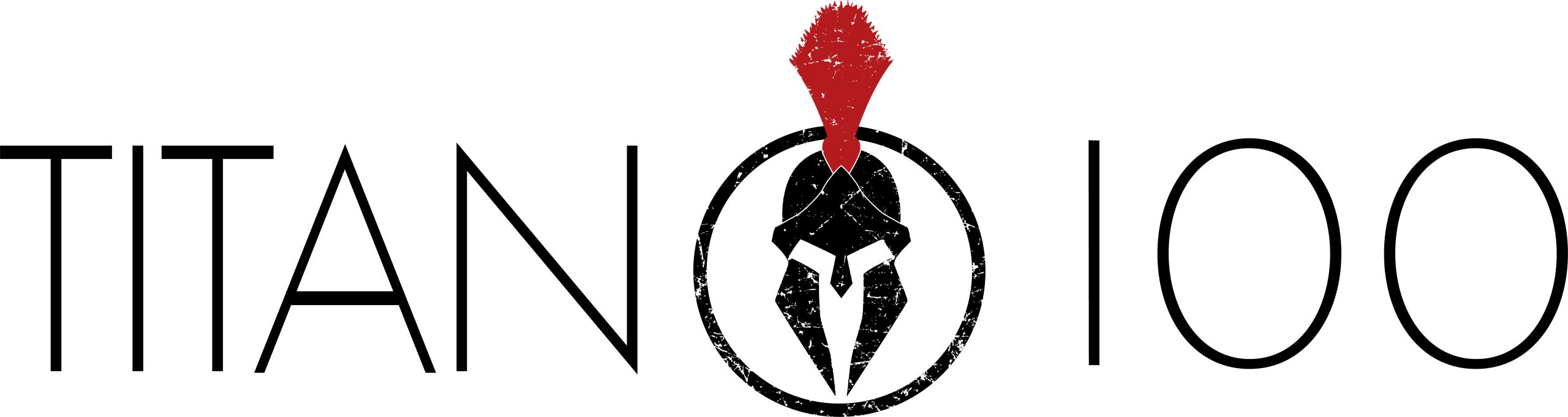 Black St. Louis Titan 100 Logo
